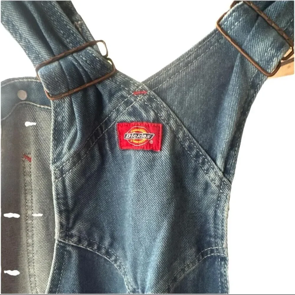 Dickies Men's Blue Dungarees-overalls